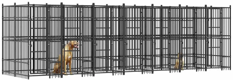 Lauko voljeras šunims, plienas, 12,9m²