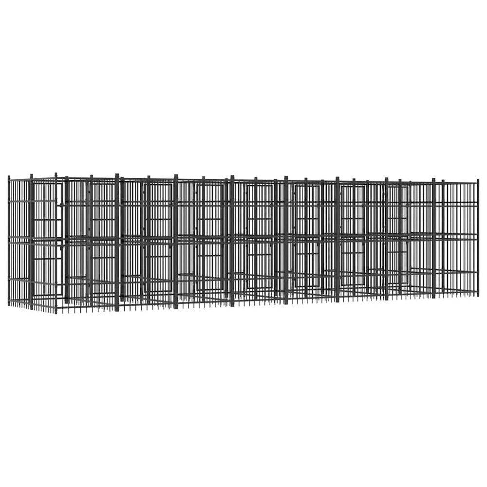 Lauko voljeras šunims, plienas, 14,75m²