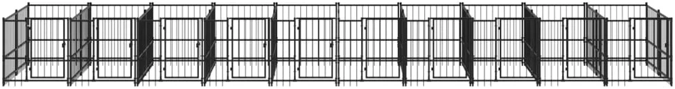 Lauko voljeras šunims, plienas, 18,77m²