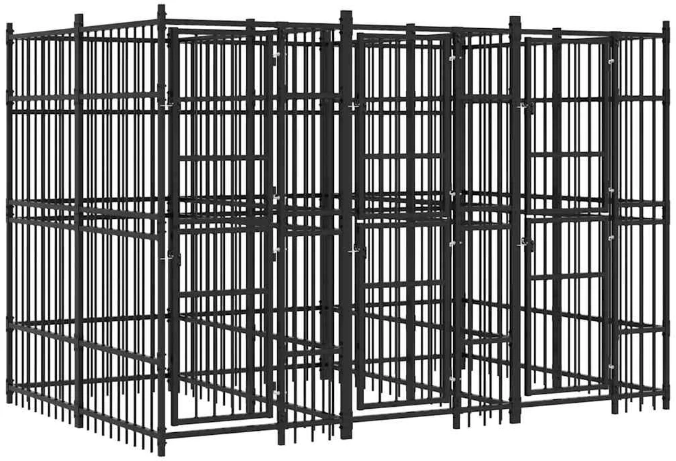 Lauko voljeras šunims, plienas, 7,37m²