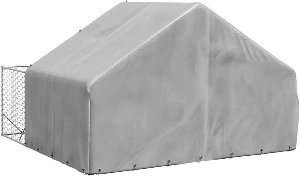 Lauko voljeras šunims su aptvaru, 3x3x1,9m, plienas