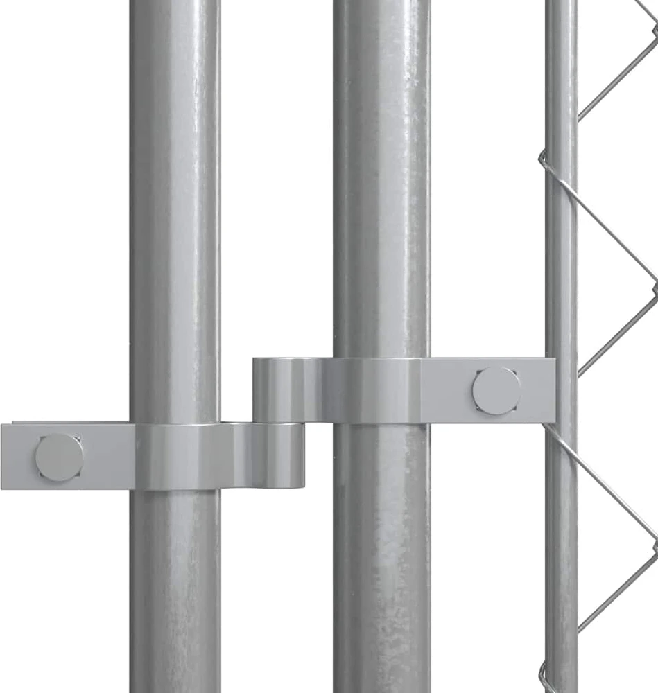 Lauko voljeras šunims su stogu, 7,6x3,8x2,3m