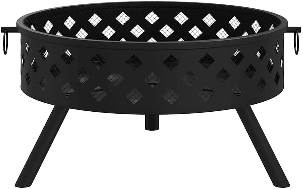 Laužavietė su žarstekliu, 58cm, plienas, XXL