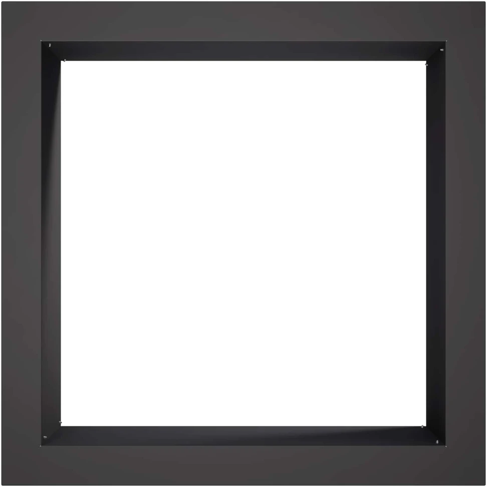 Laužavietės žiedas Juoda 90 x 90 x 25 cm Plienas