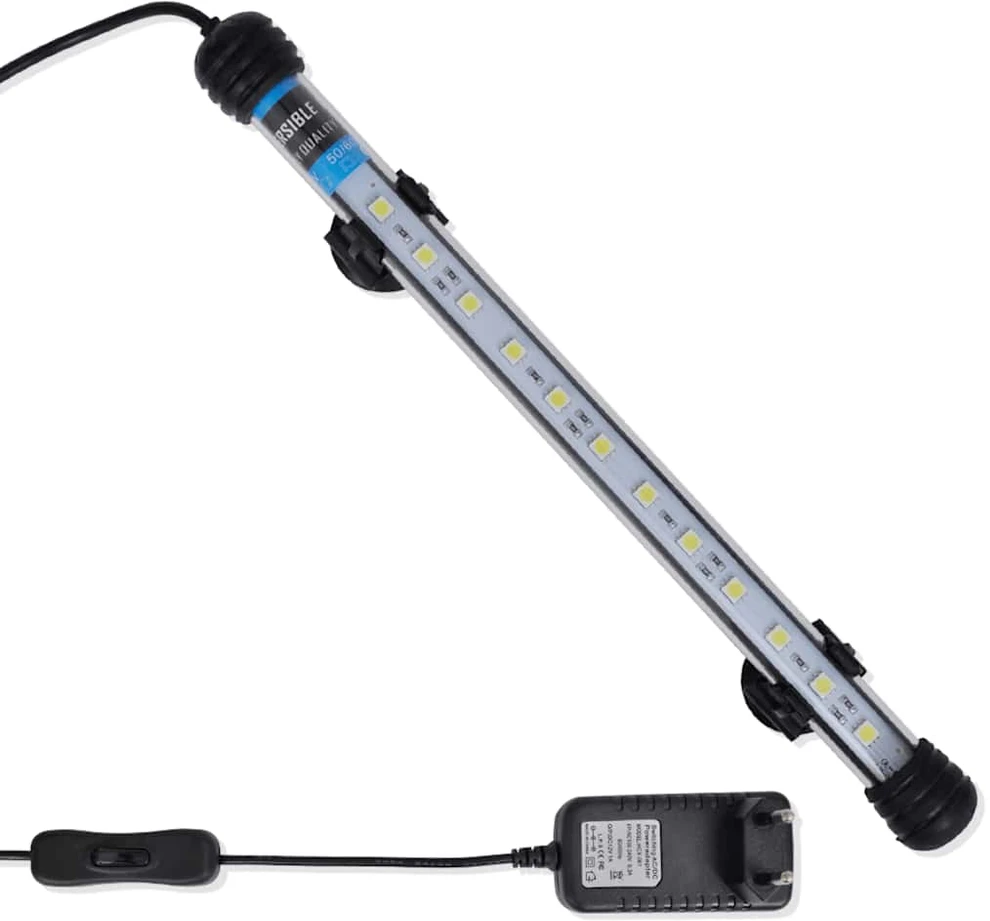 LED akvariumo lempa, 28 cm, balta