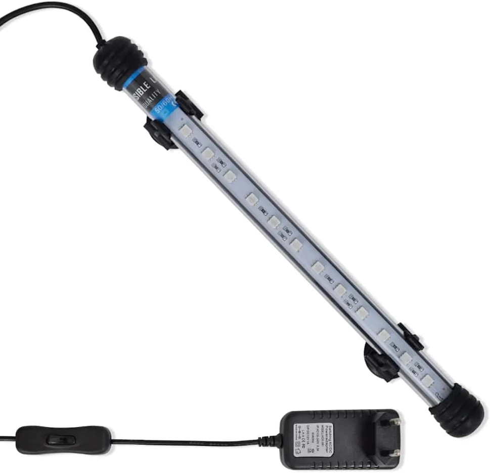 LED akvariumo lempa, 28 cm, mėlyna