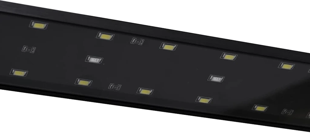 LED akvariumo lempa su spaustukais, mėlyna ir balta, 55-70cm