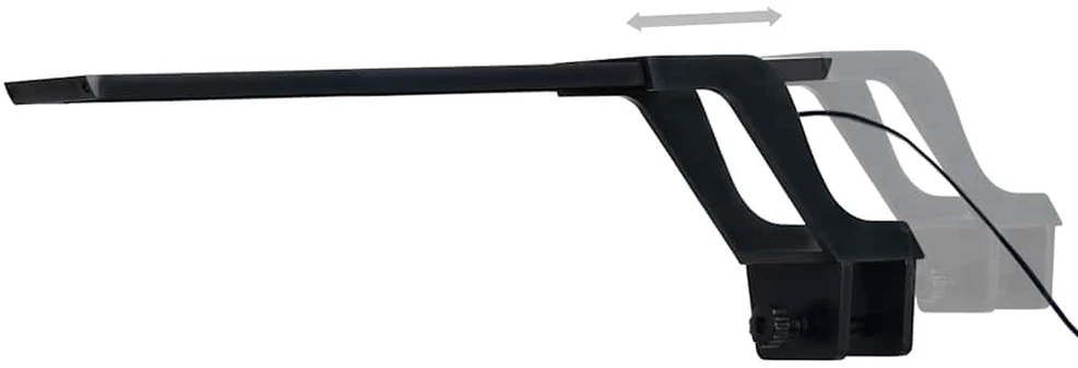 LED akvariumo lempa su spaustuku, mėlyna ir balta, 35-55cm
