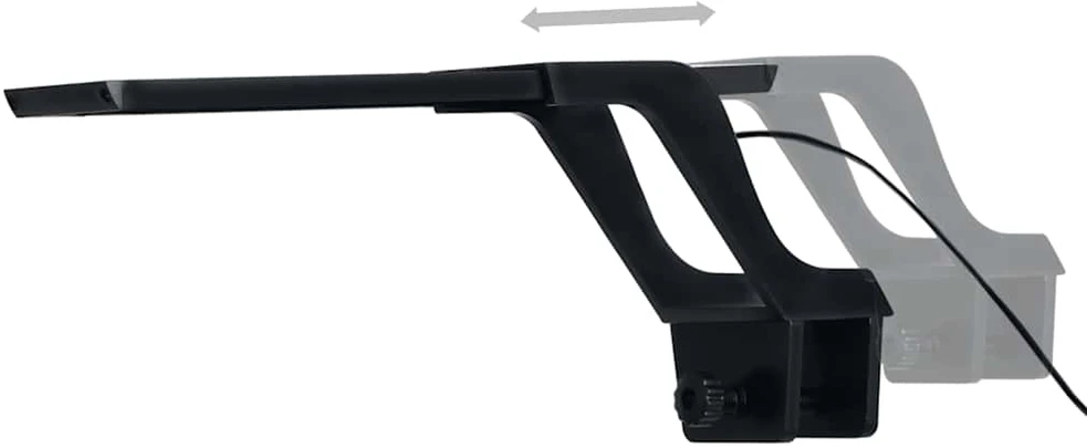 LED akvariumo lempa su spaustuku, mėlyna ir balta, 25-45cm