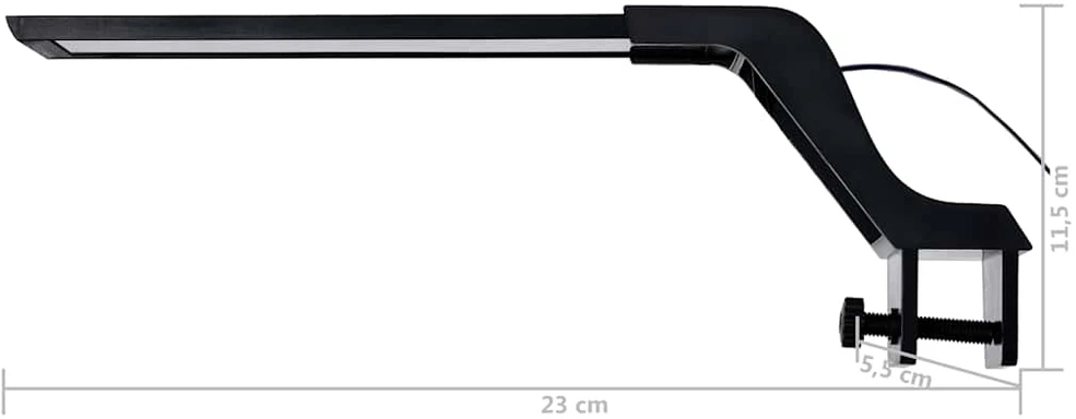 LED akvariumo lempa su spaustuku, mėlyna ir balta, 25-45cm
