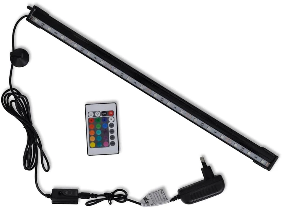 LED burbulinių akvariumo lempos, RGB, 48cm