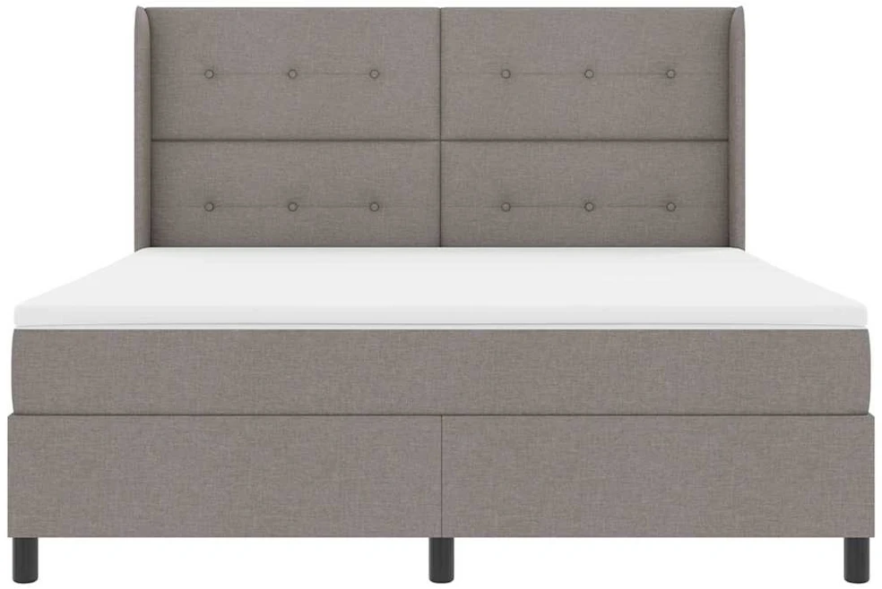 LED Čiužinio Lova su galvūgalio Tortora 180 x 200 cm audinys