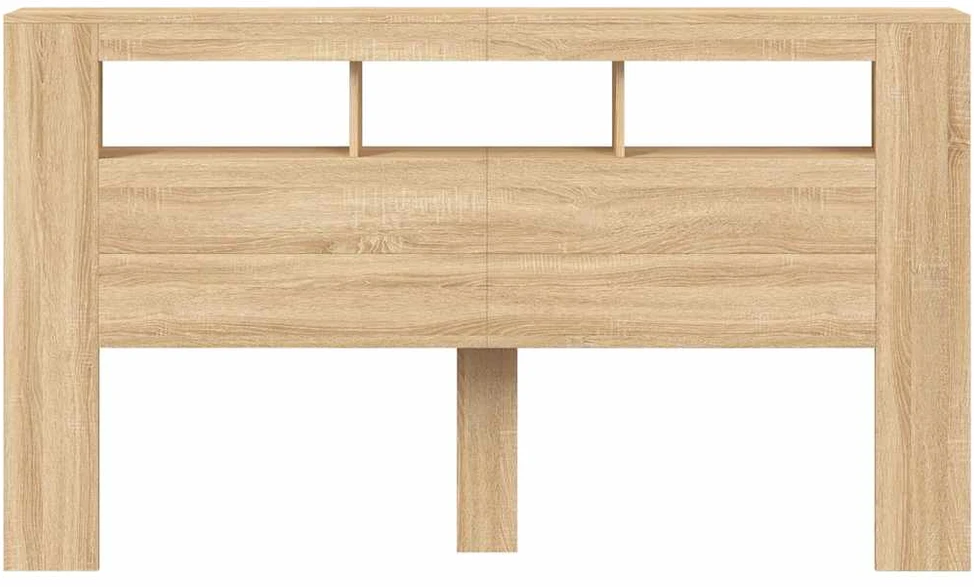 LED galvūgalis, ąžuolo, 180x18,5x103,5cm, apdirbta mediena