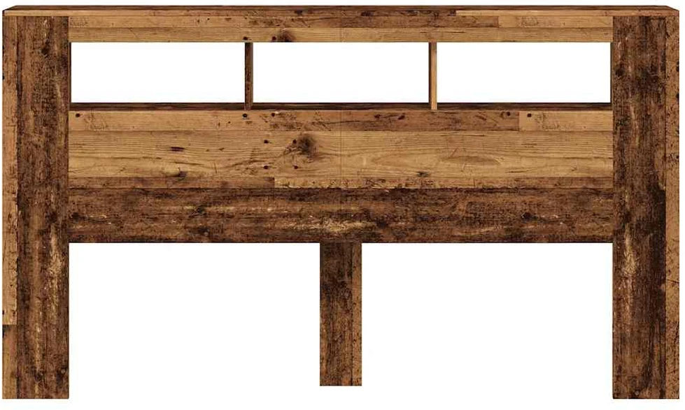 LED galvūgalis, medienos, 180x18,5x103,5cm, apdirbta mediena