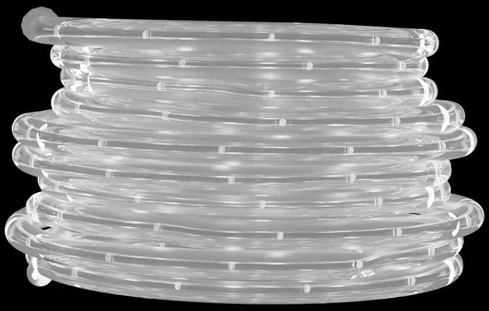 LED juosta su 240 šiltos baltos spalvos LED, 10m, PVC