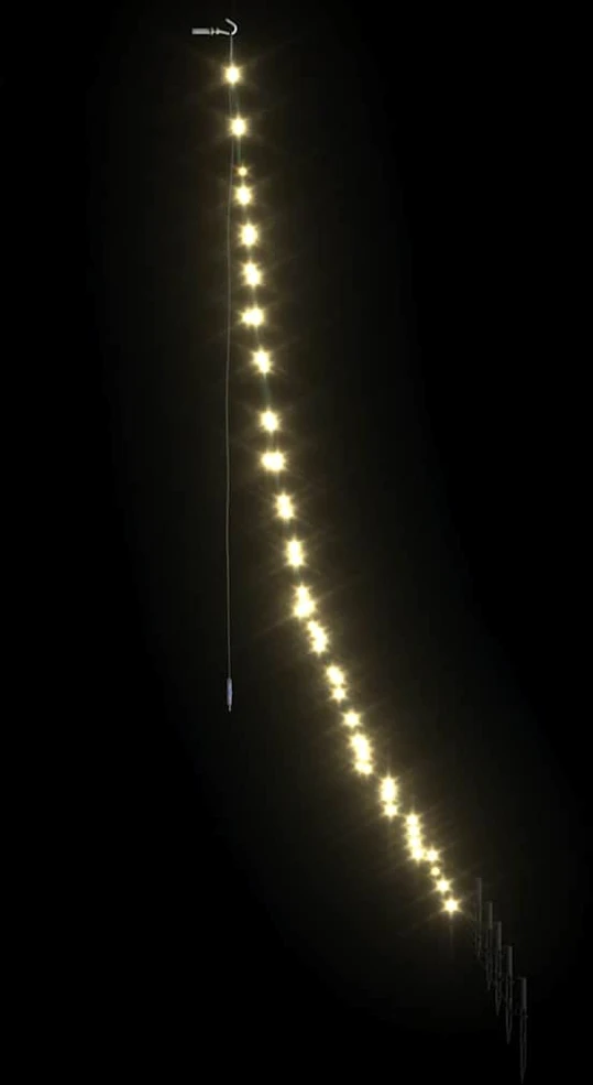 LED Kalėdinė eglutė su žemės kuoleliais Šilta balta 182 cm