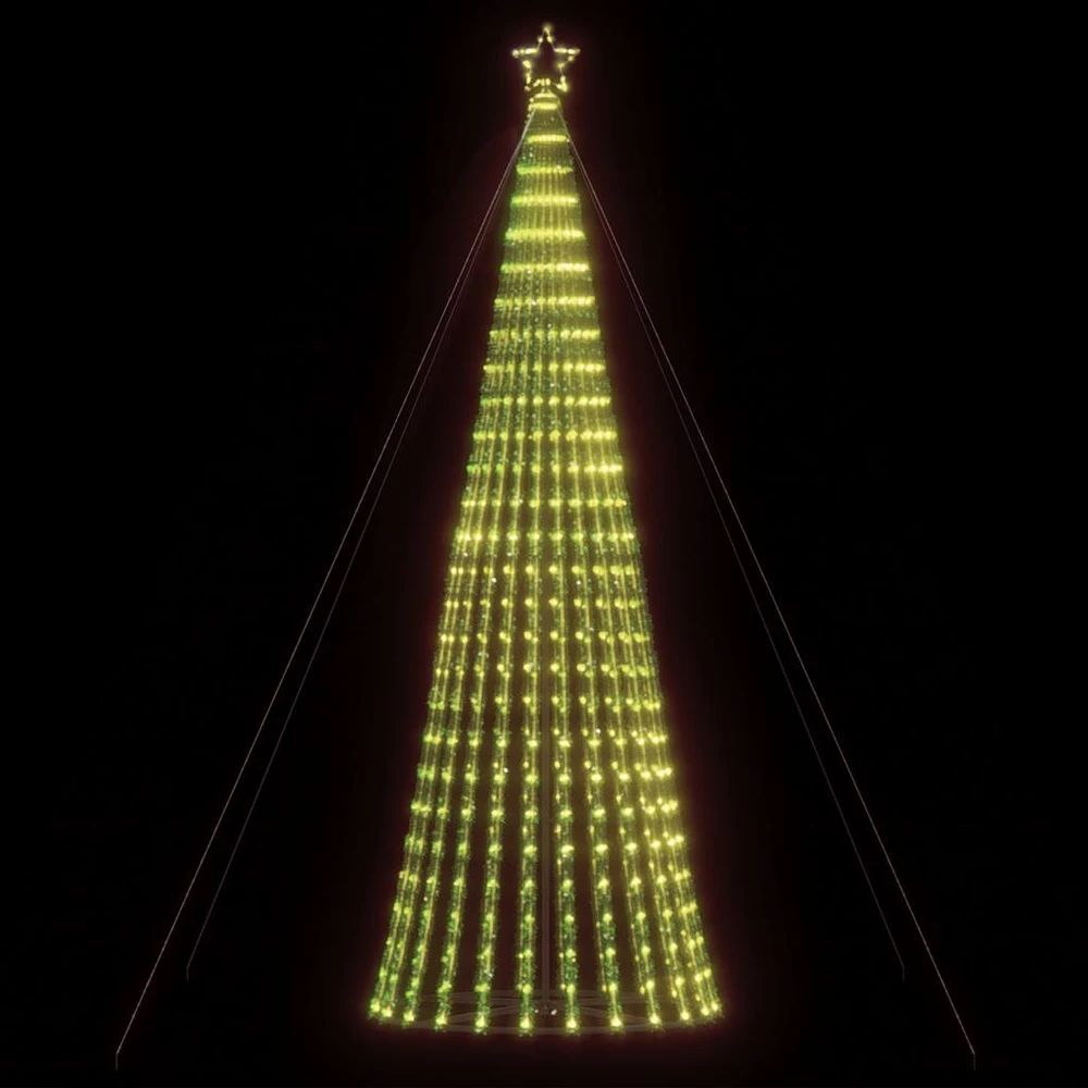 LED Kalėdų eglutė 1028 LEDs Šilta Balta 403 cm