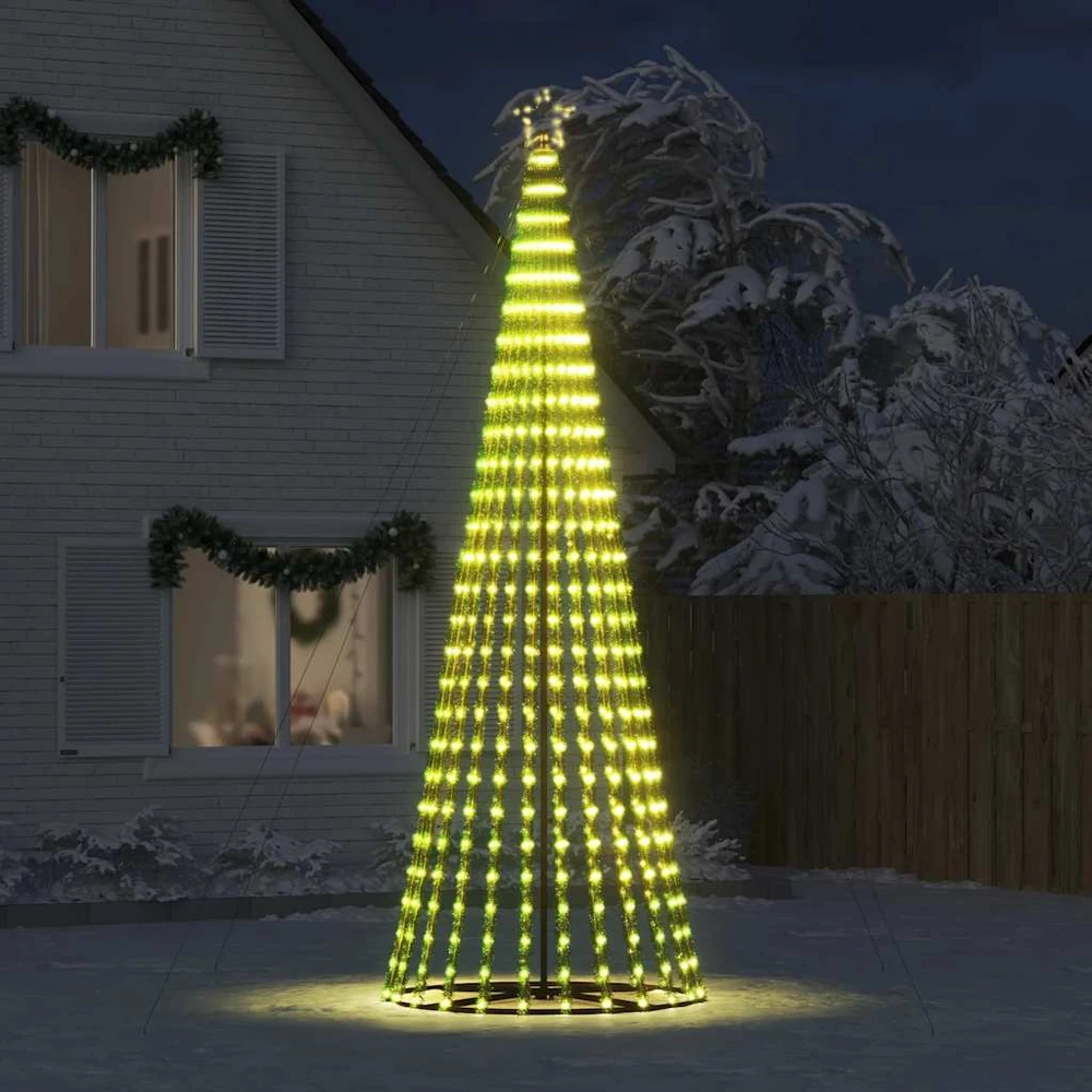 LED Kalėdų eglutė 1028 LEDs Šilta Balta 403 cm