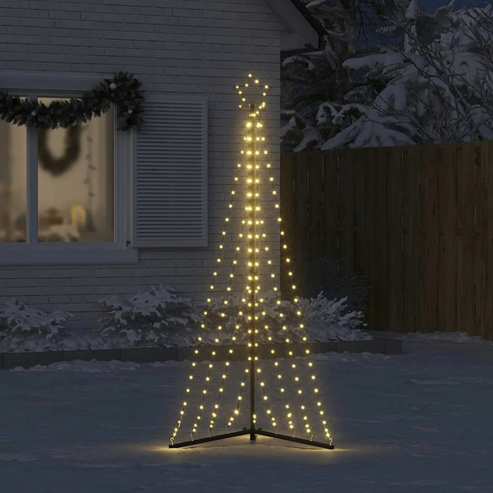 LED Kalėdų eglutė 339 LED Šiltai Balta 182 cm