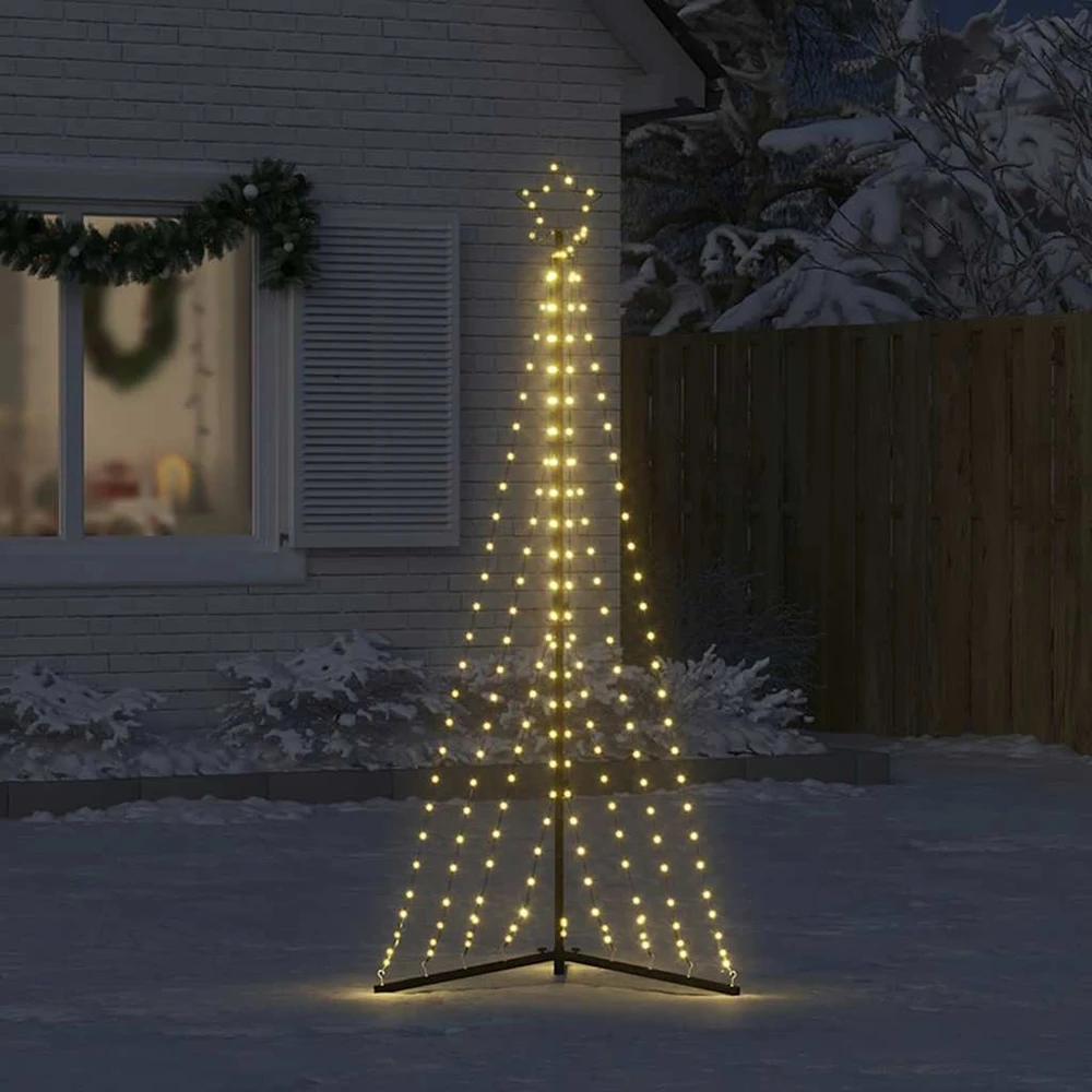 LED Kalėdų eglutė 339 LED Šiltai Balta 187 cm
