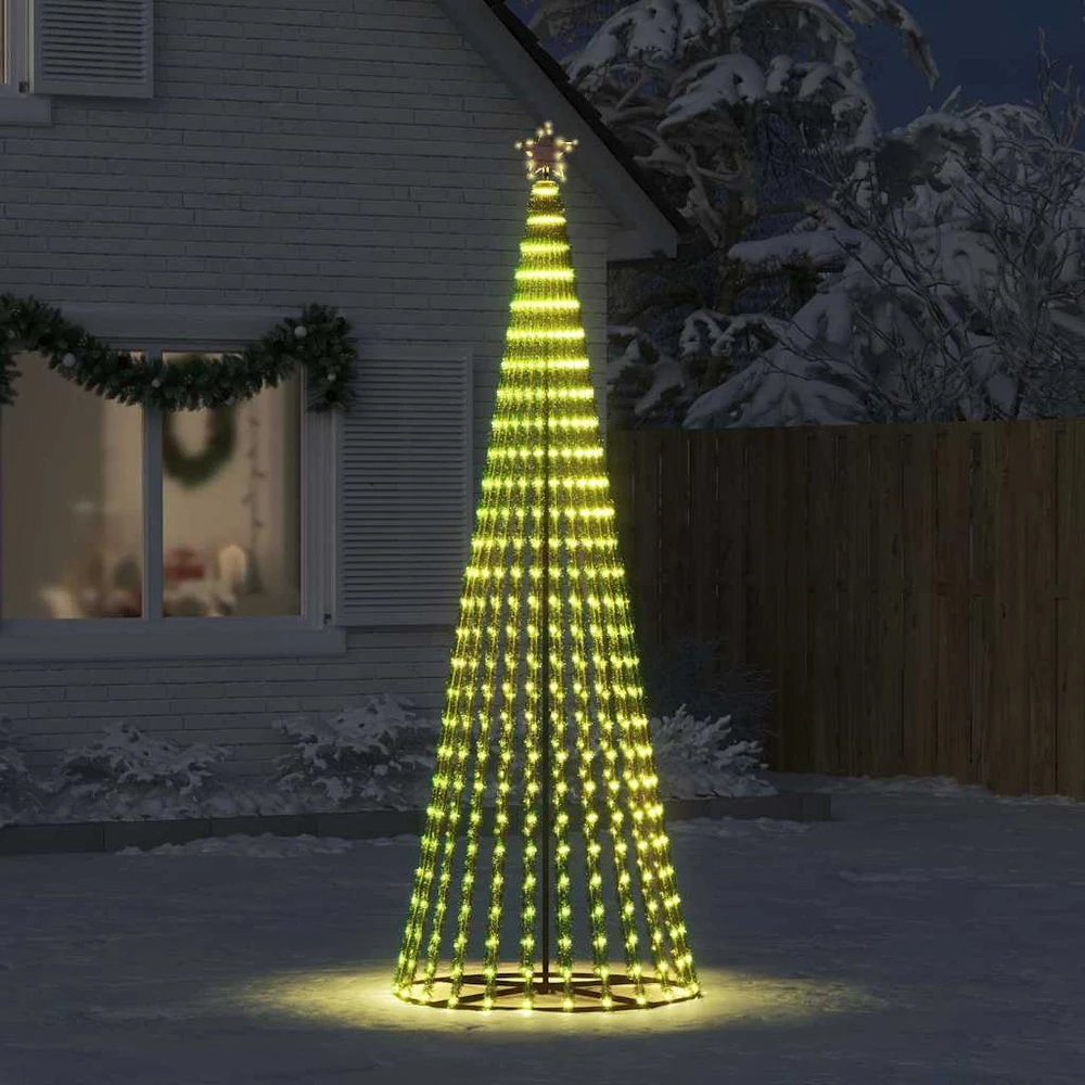 LED Kalėdų eglutė 475 LED Šiltai balta 247 cm