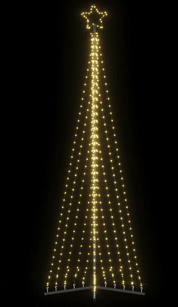 LED Kalėdų eglutė 495 LEDs Šilta Balta 300,5 cm