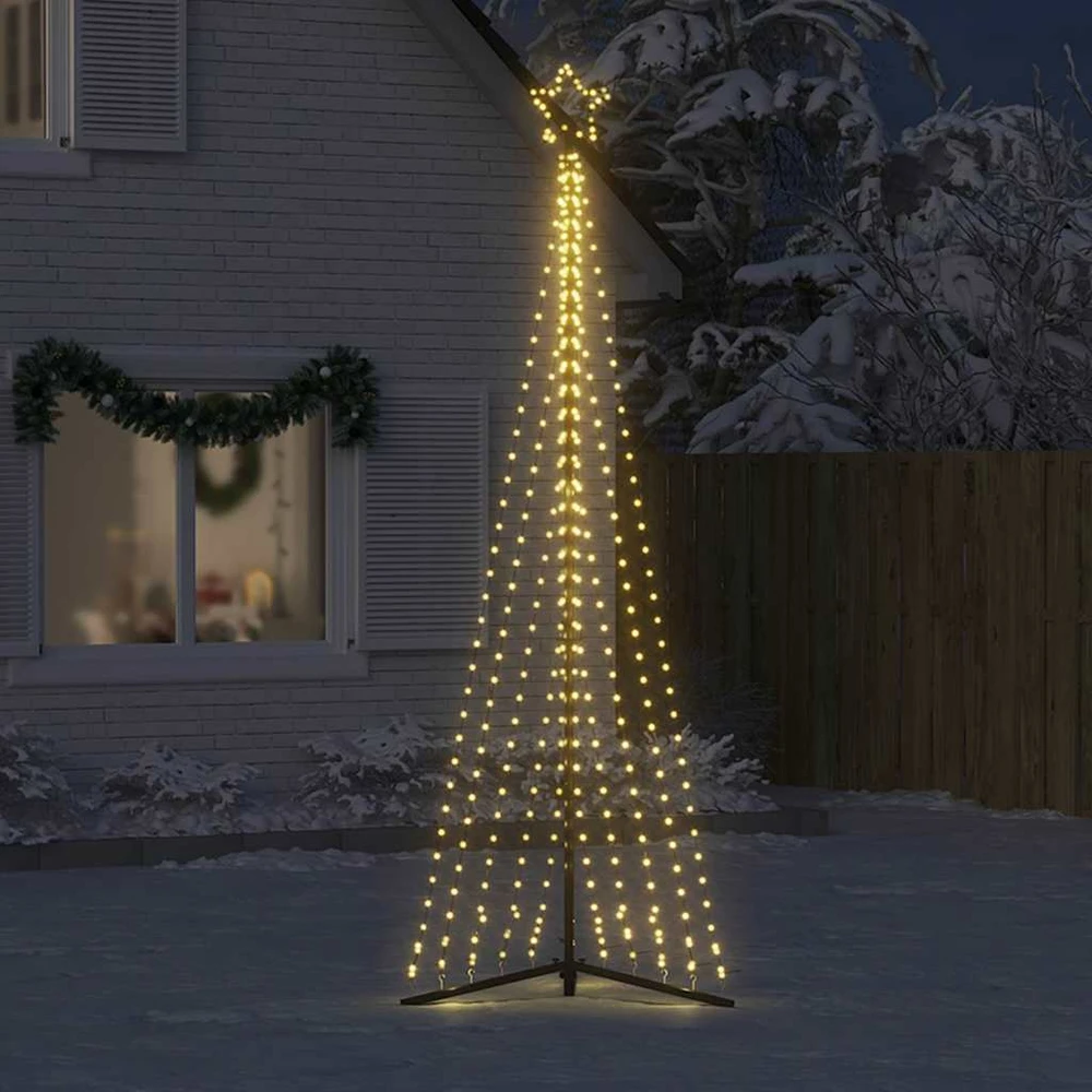 LED Kalėdų eglutė 495 LEDs Šilta Balta 300,5 cm