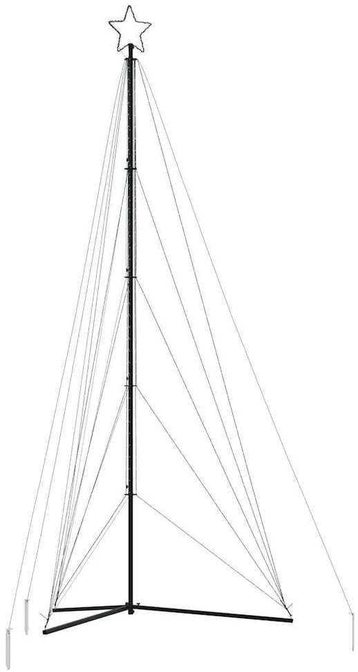LED Kalėdų eglutė 615 LEDs Šiltai balta 404,5 cm