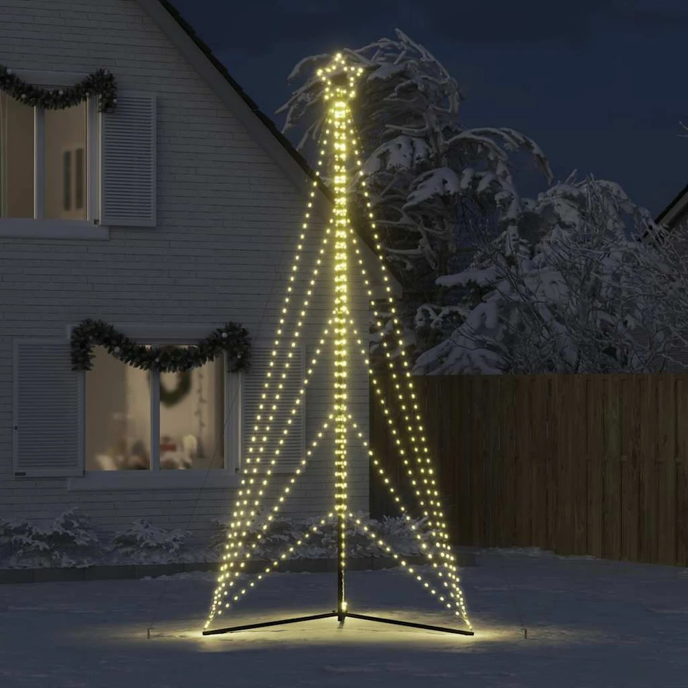 LED Kalėdų eglutė 615 LEDs Šiltai balta 404,5 cm