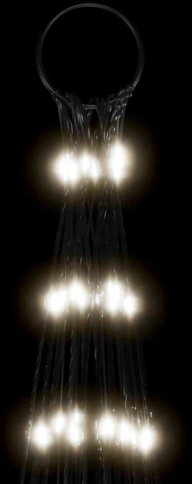 Kalėdų eglutė ant vėliavos stiebo, 800cm, 3000 šaltų LED
