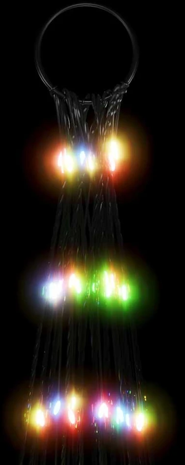 Kalėdų eglutė ant vėliavos stiebo, 800cm, 3000 spalvotų LED