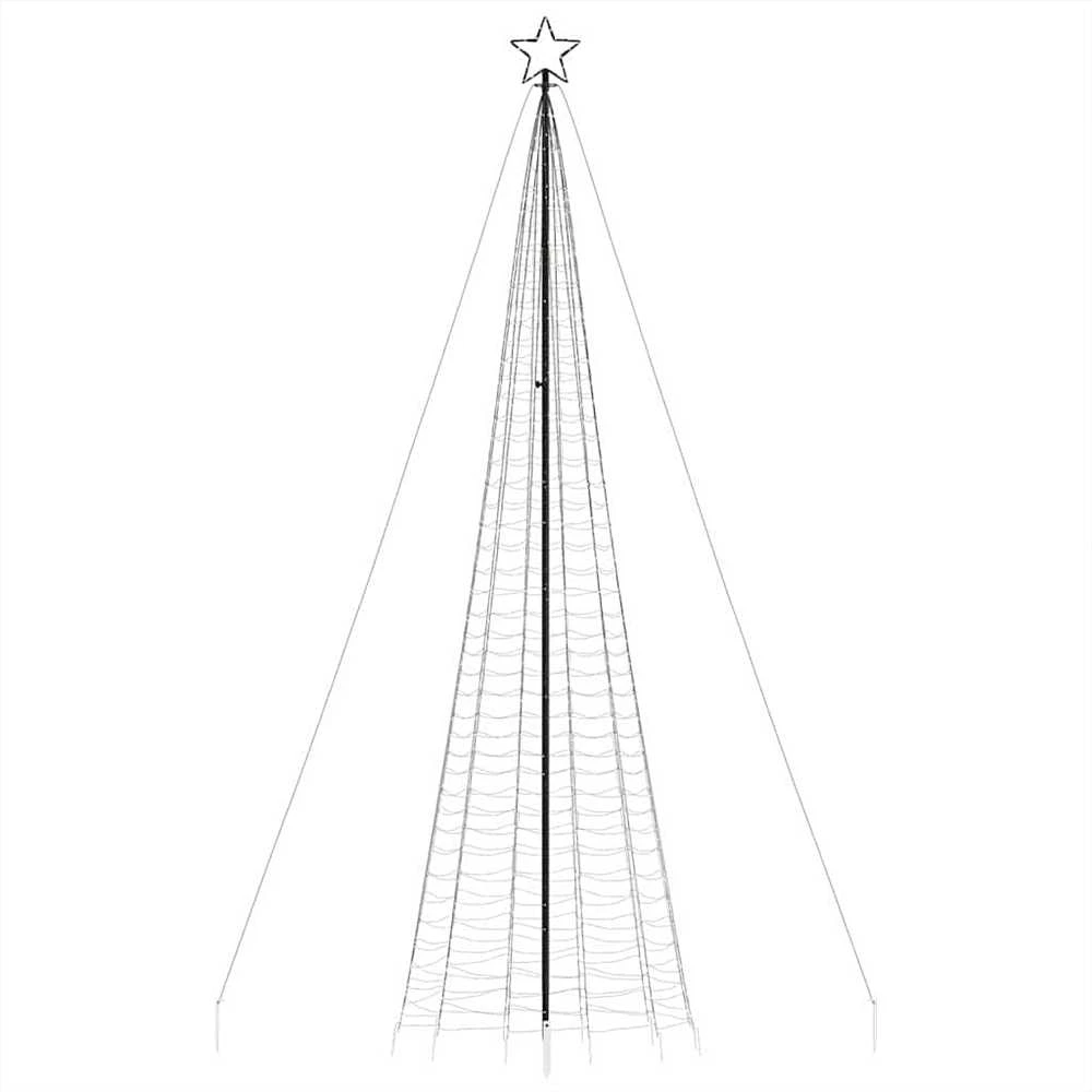 LED Kalėdų eglutė su smaigaliais 1534 LED Mėlyna 500 cm