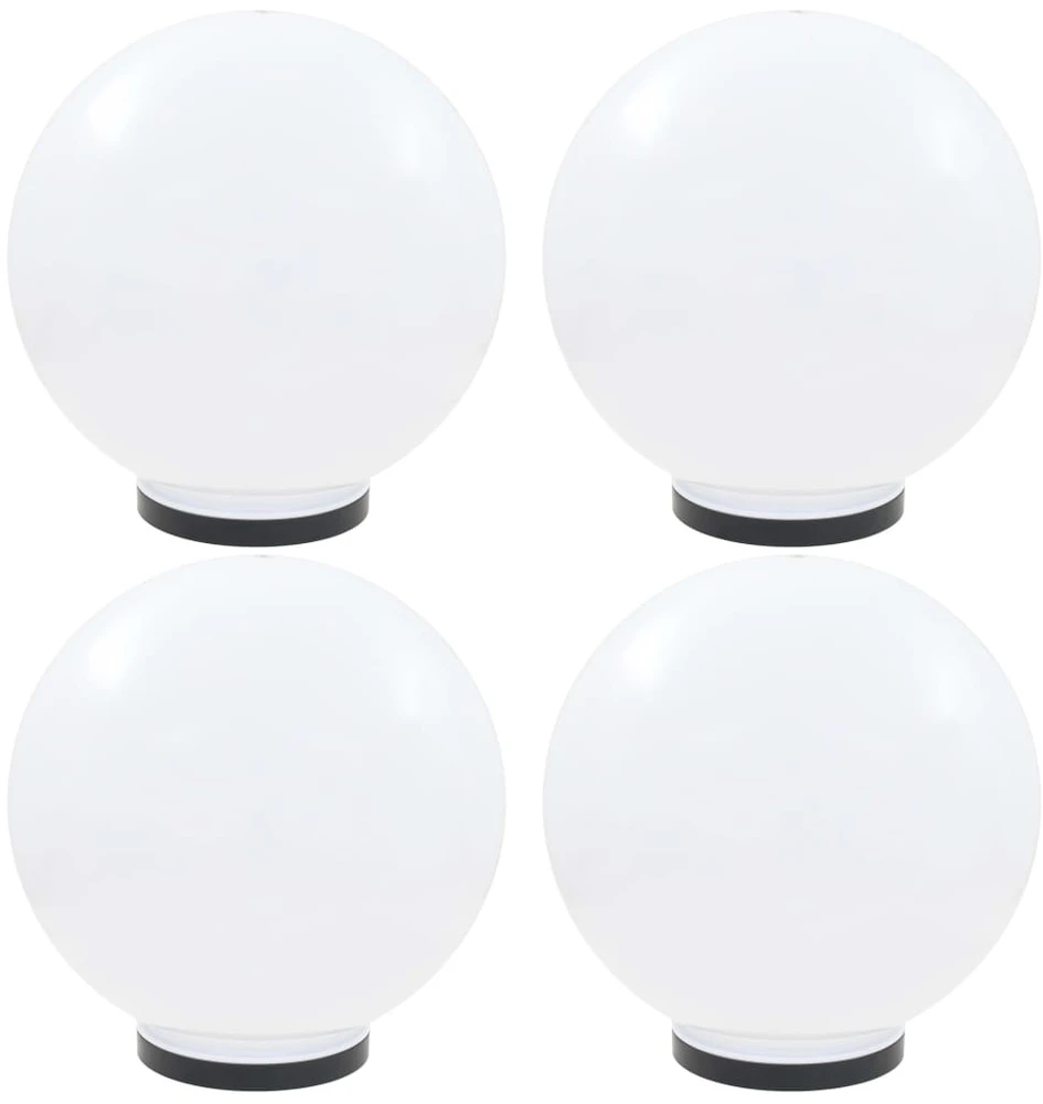 LED lempos, rutulio formos, 4vnt., sferinės, 40cm, PMMA