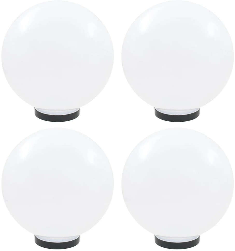 LED lempos, rutulio formos, 4vnt., sferinės, 30cm, PMMA