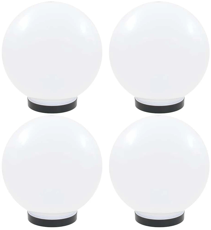 LED lempos, rutulio formos, 4vnt., sferinės, 25cm, PMMA