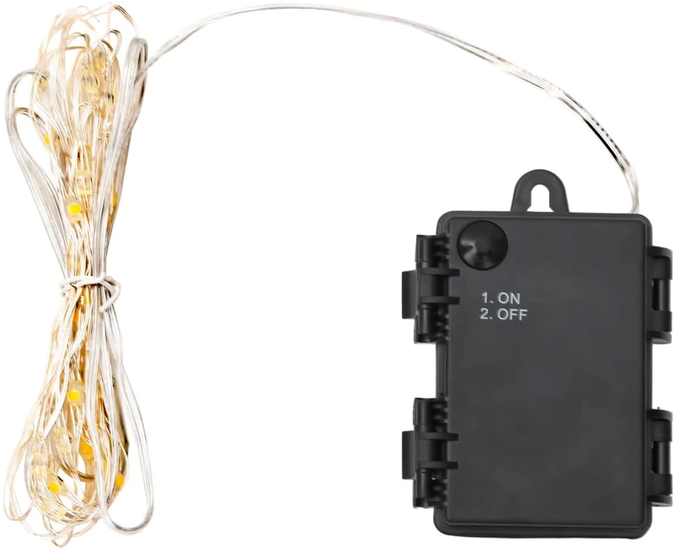 LED lempučių girlianda su 90 LED ir pūstuvu, 900cm