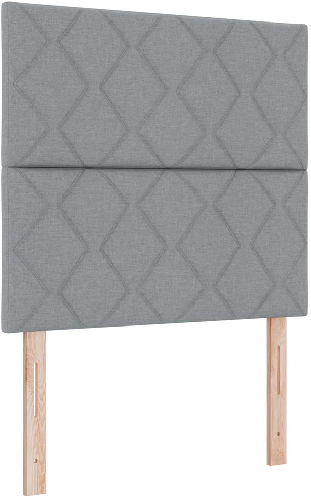Lova LED lovos čiužinys su LED apšvietimu Šviesiai pilka 90 x 190 cm