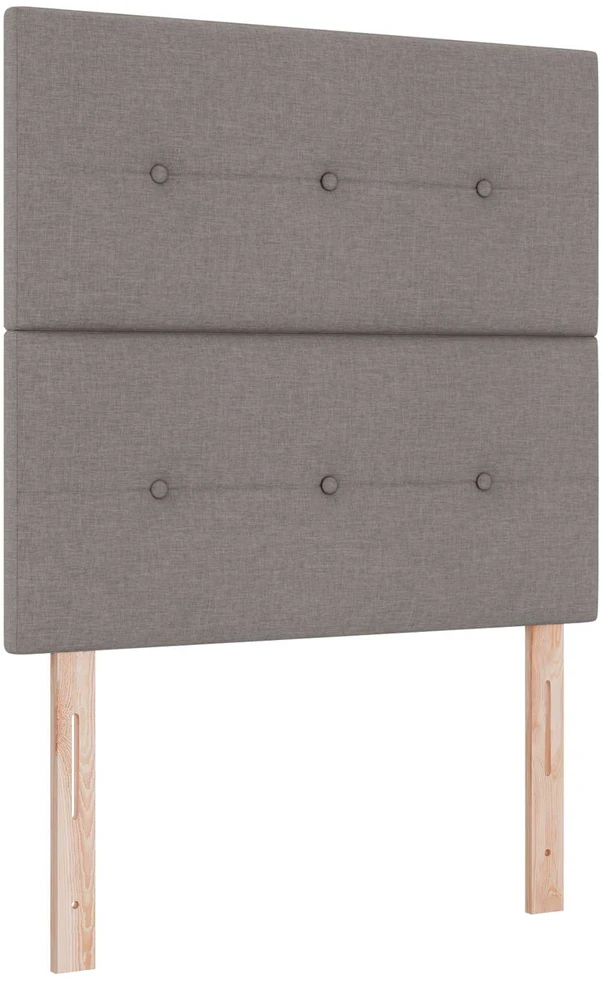 Lova LED lovos čiužinys su LED apšvietimu Taupe 90 x 200 cm Audinys