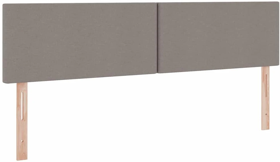 LED saugojimo lova su čiužiniu Taupe 180 x 200 cm Audinys