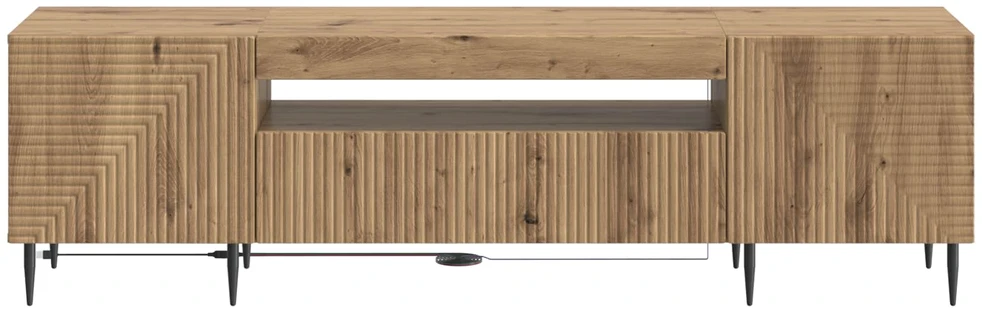TV staliukas LED televizoriaus spintelė Artisano ąžuolo Apdirbta mediena