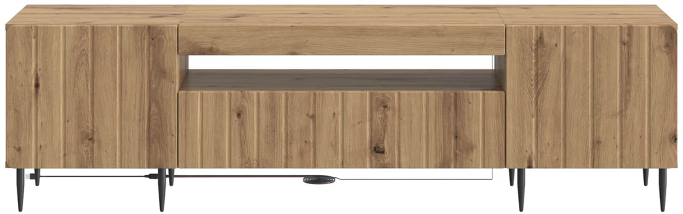 TV staliukas LED televizoriaus spintelė Artisano ąžuolo Apdirbta mediena