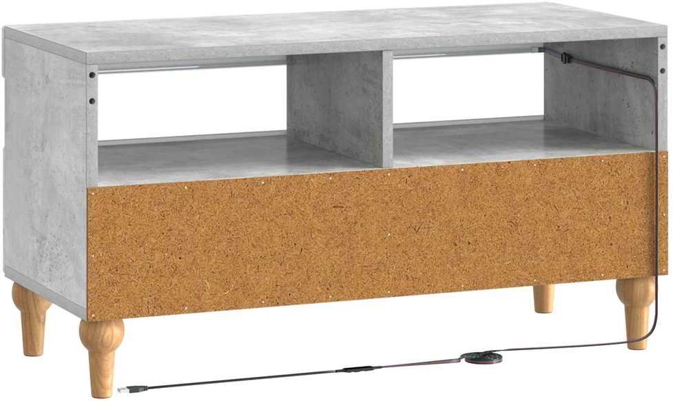 TV staliukas LED televizoriaus spintelė ALKMAAR 81 x 35 x 43 cm Betono pilka