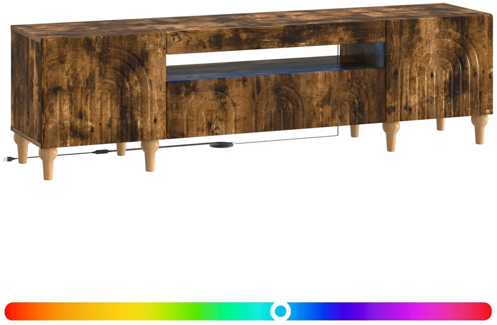 TV staliukas LED televizoriaus spintelė ALKMAAR 153 x 35 x 43 cm