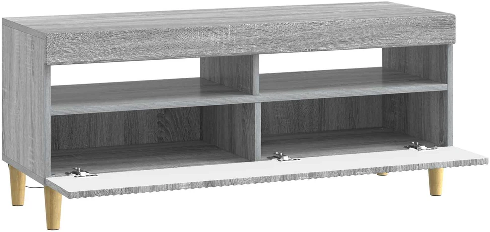 TV staliukas LED televizoriaus spintelė ARNHEM 100 x 35 x 43 cm Pilka Sonoma