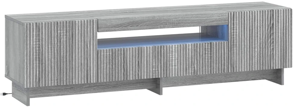 TV staliukas LED televizoriaus spintelė EDE 153 x 35 x 43 cm Pilka Sonoma