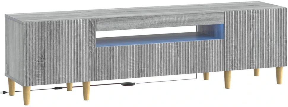 TV staliukas LED televizoriaus spintelė ARNHEM 153 x 35 x 43 cm Pilka Sonoma
