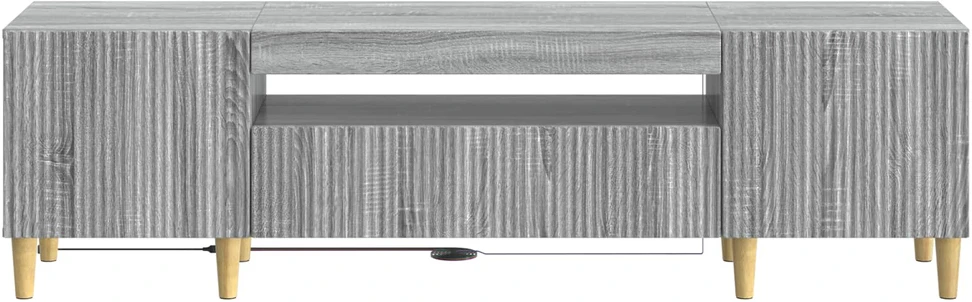 TV staliukas LED televizoriaus spintelė ARNHEM 153 x 35 x 43 cm Pilka Sonoma