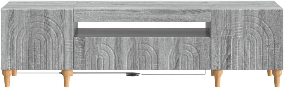 TV staliukas LED televizoriaus spintelė ALKMAAR 153 x 35 x 43 cm