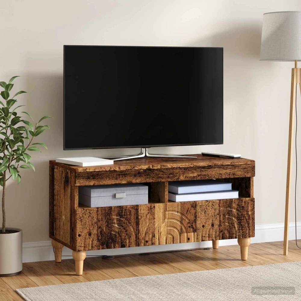 TV staliukas LED televizoriaus spintelė Sendintos medienos Apdirbta mediena