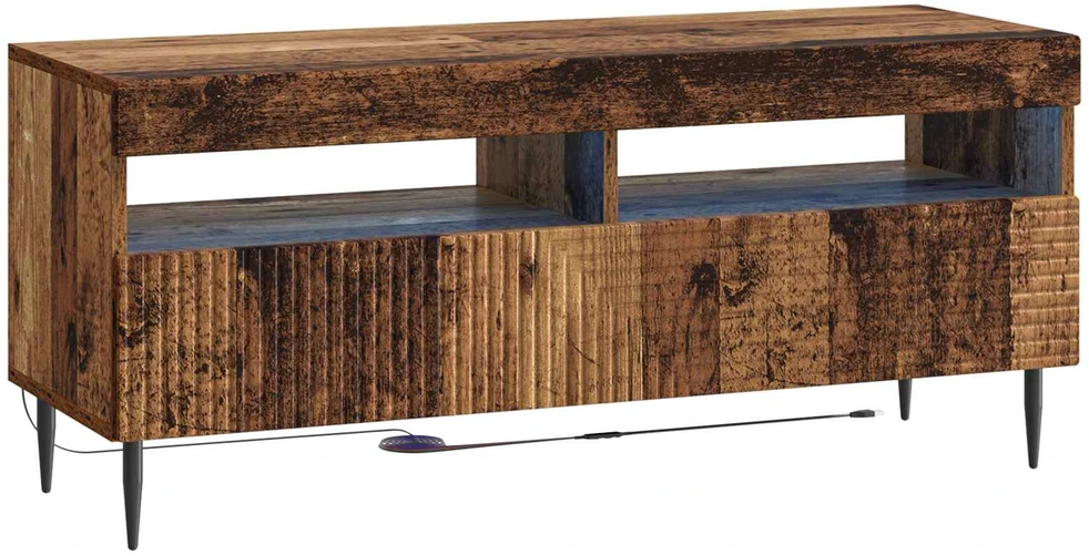 TV staliukas LED televizoriaus spintelė Sendintos medienos Apdirbta mediena
